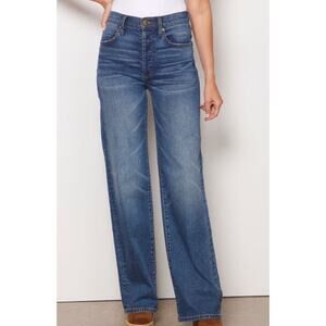 Evereve the Ever Trouser High Rise Fit 29 Blue Denim Jeans EUC